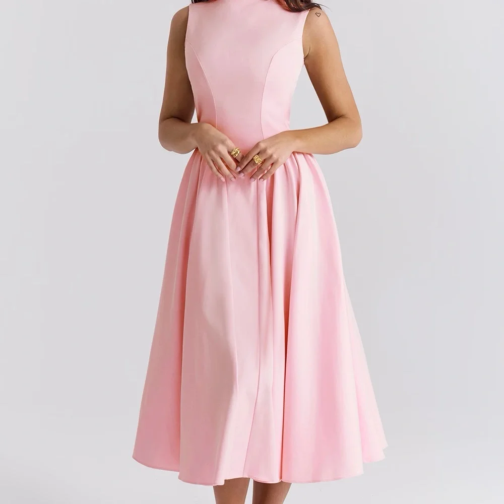 House of CB Pink Open-Back Midi Dress - Picture 5 of 5